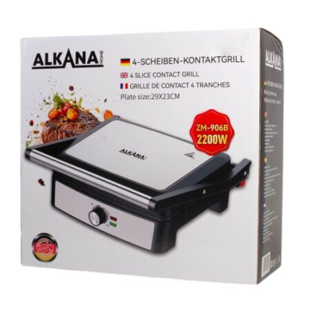 ALKANA Kontaktgrill Elektrogrill Grill Aufklappbar Antihaft Platten 2200W - 1-Photoroom.jpg